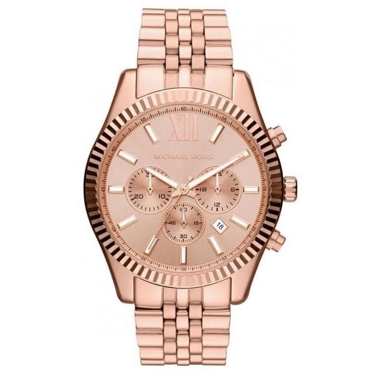 Michael Kors Men's Lexington Rose Gold Watch - MK8319